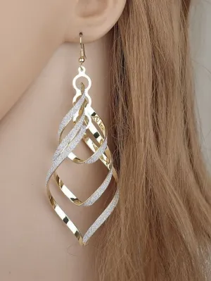 1 Pair Drop Earrings For Women's Street Date Alloy Classic Fashion