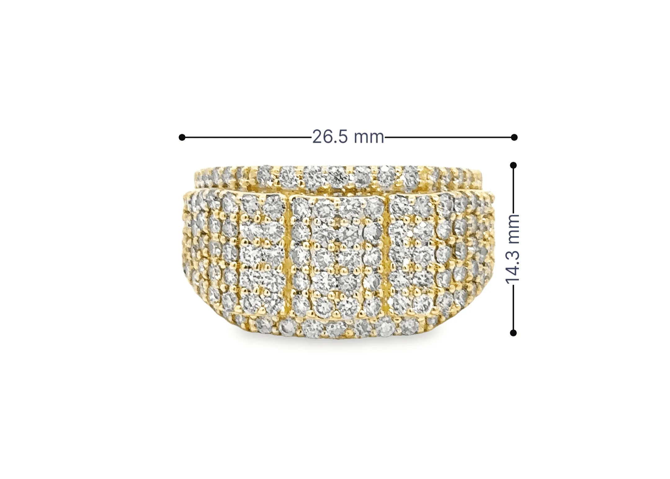 10K Gold 3.22 CTW Diamond Ring