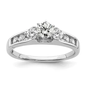 14k Gold Lab Grown Diamond Engagement Ring 0.7Ct Clarity- VS Color- G-H