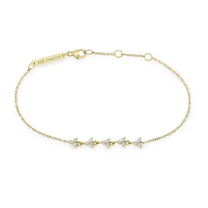 14KY 5 Linked Diamond Trio Bracelet