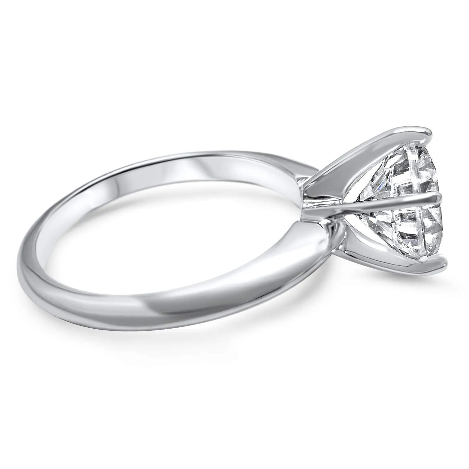 1ct Moissanite Solitaire 6 Prong Rings