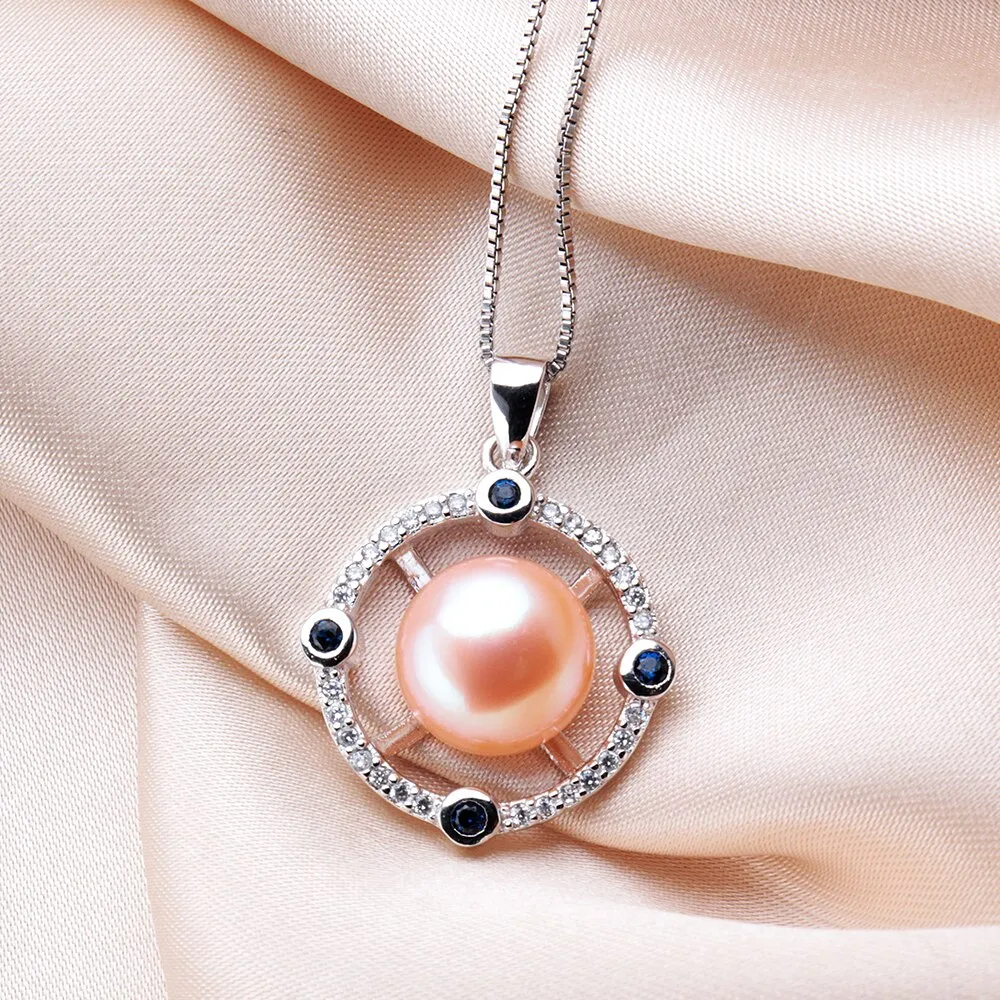 925 Sterling Silver Trendy Circle Pendant