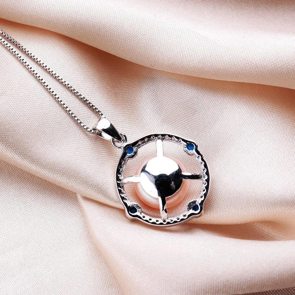 925 Sterling Silver Trendy Circle Pendant