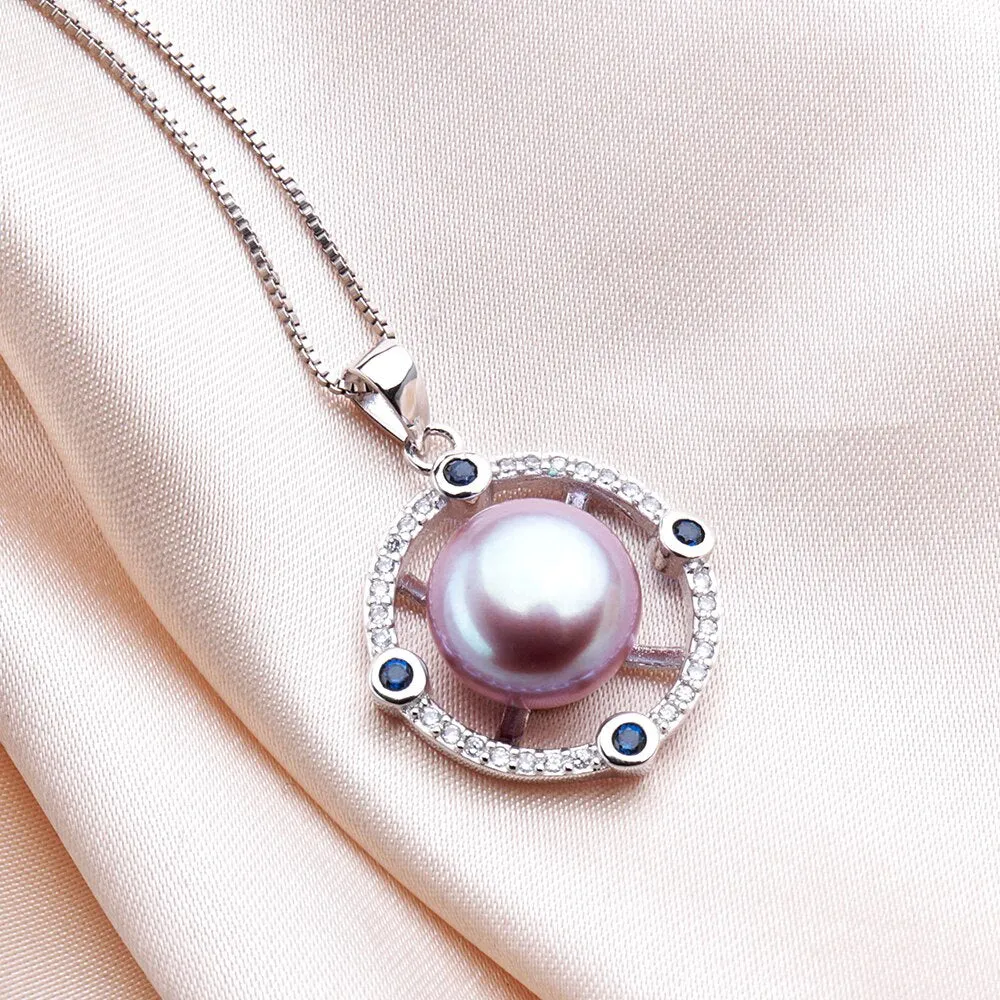 925 Sterling Silver Trendy Circle Pendant