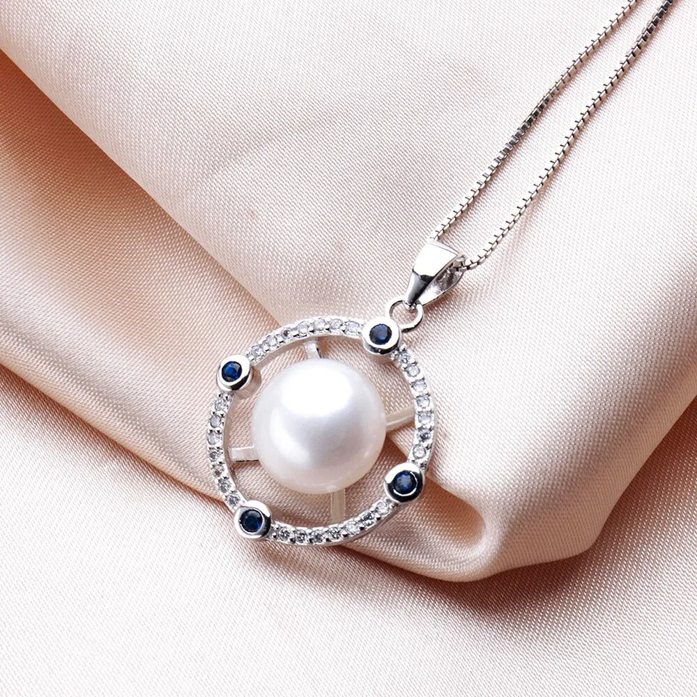 925 Sterling Silver Trendy Circle Pendant