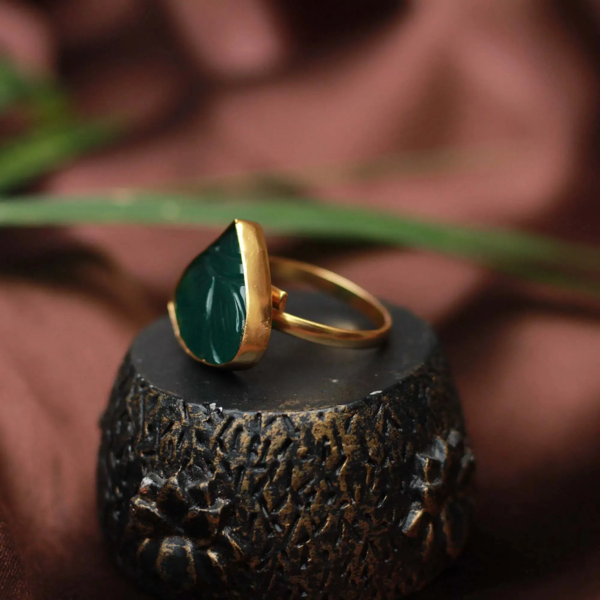 Agira Ring - Emerald Green