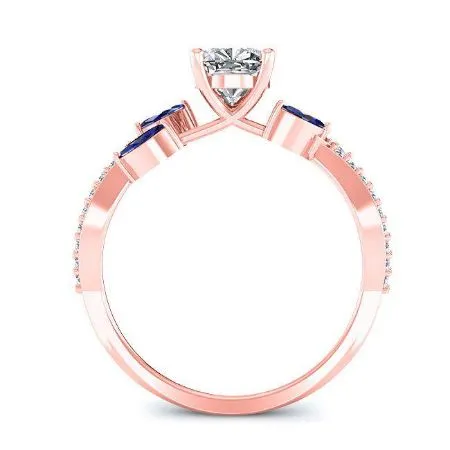 Alba - GIA Natural Cushion Diamond Engagement Ring