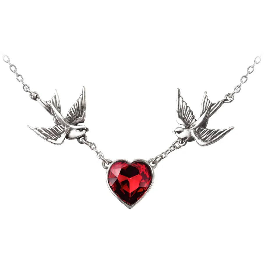 Alchemy Swallow Heart Pendant UL17 ULFP1