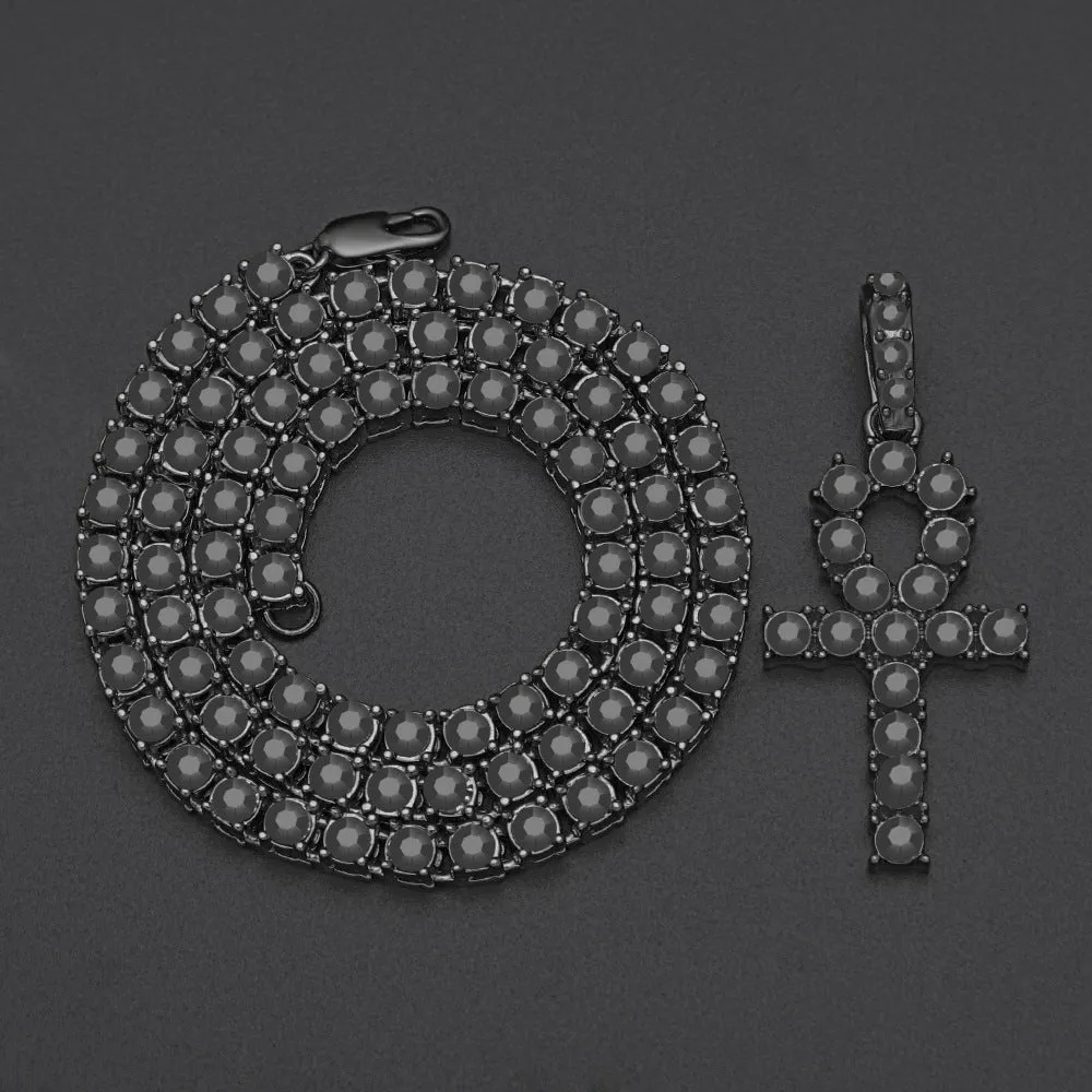Ankh Necklace Gold Pendant & Chain