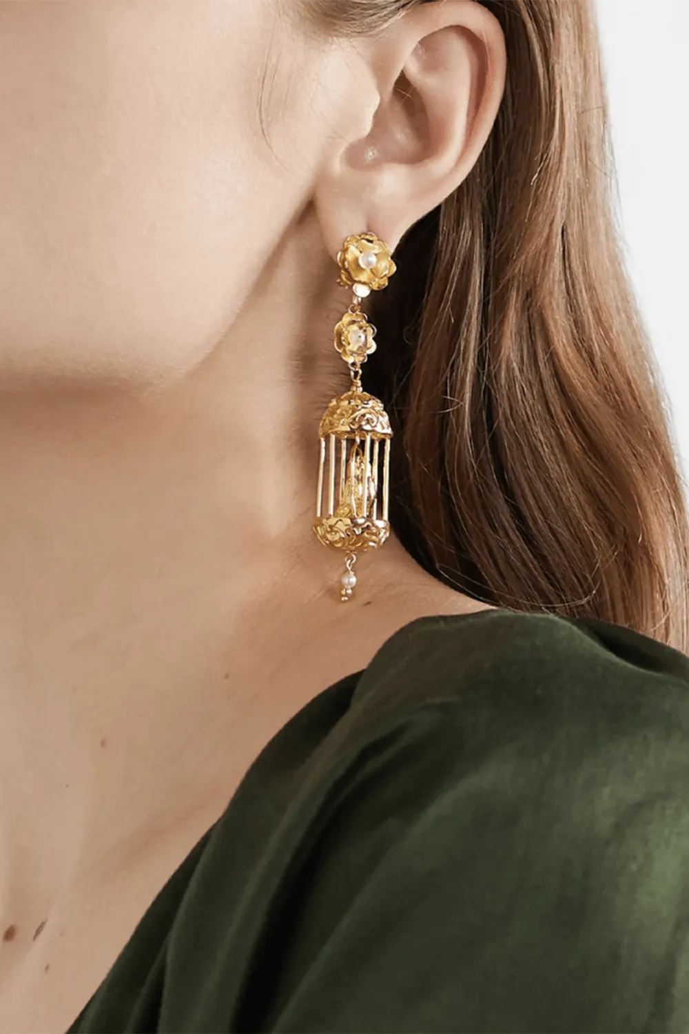 Aviary Classic Earrings - Gold