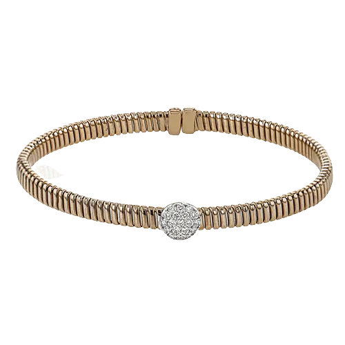 Bangle in 18k Gold with Diamonds LB2398 WHITE 18K X WHITE