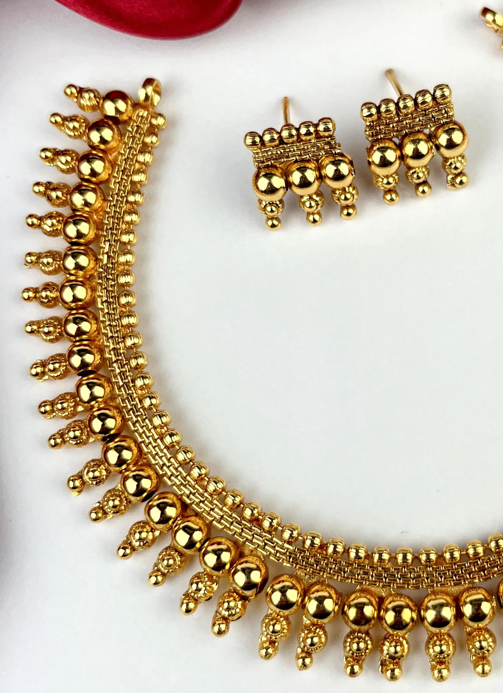 Beautiful Gold Finish Designer Necklace  JH1938