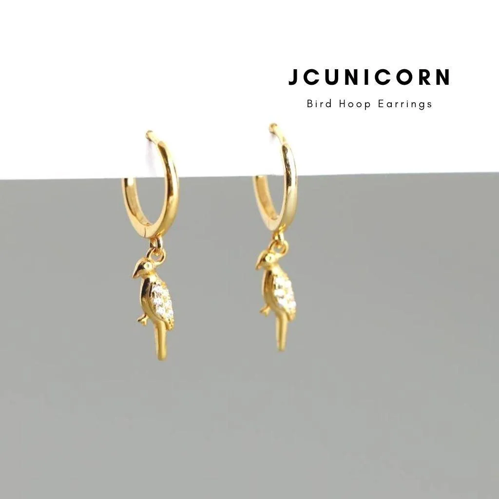Bird Drop Earrings