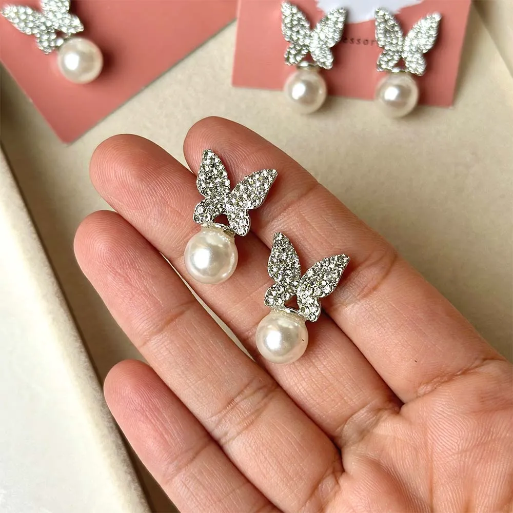 Butterfly Studs (Silver)