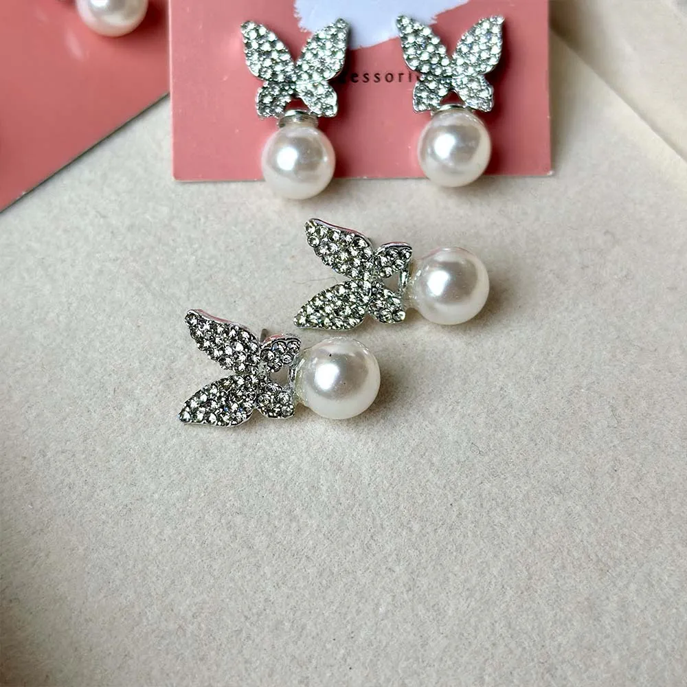 Butterfly Studs (Silver)
