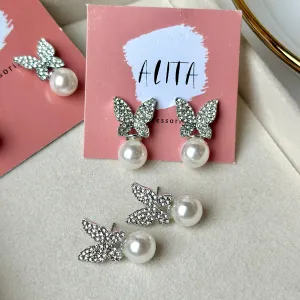 Butterfly Studs (Silver)