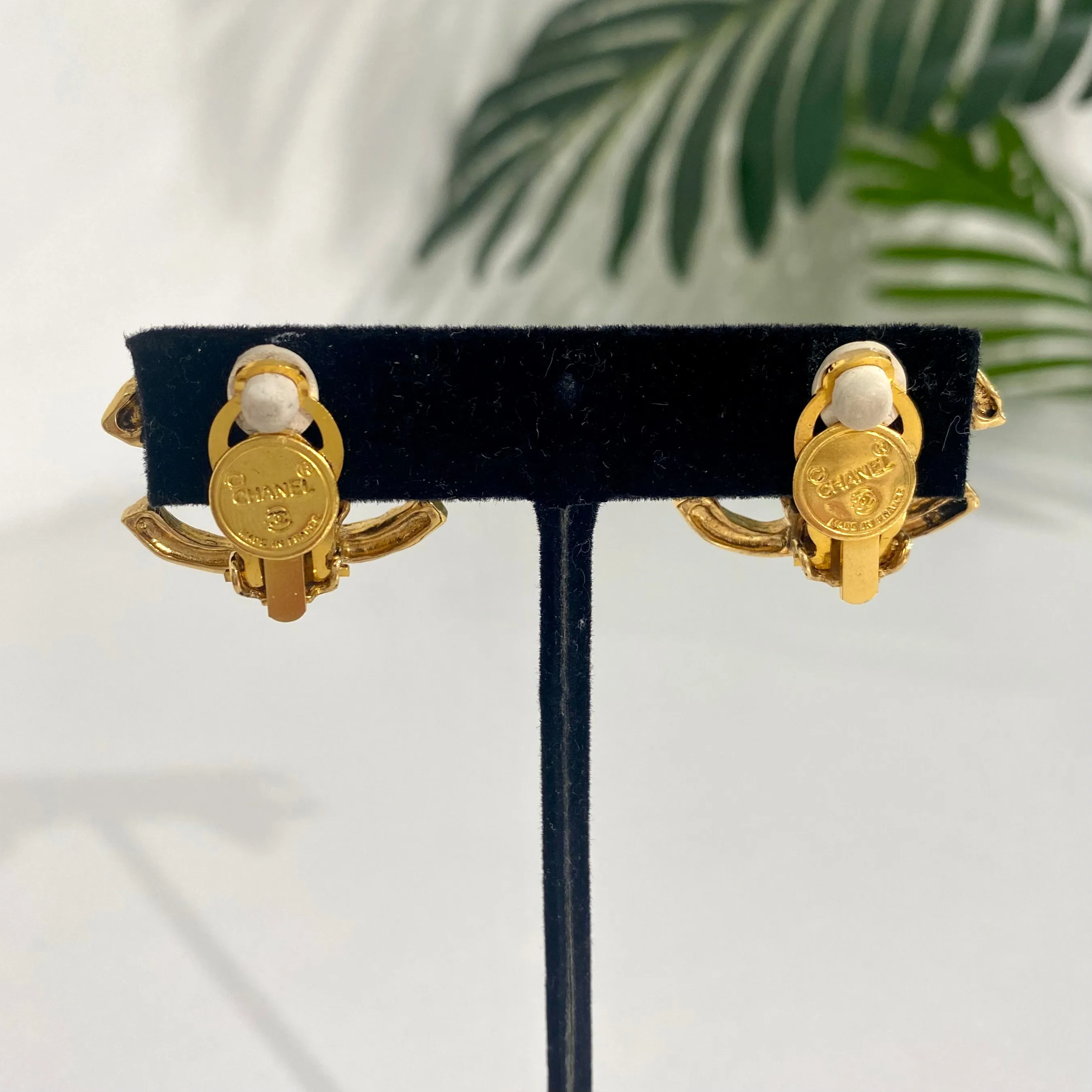 Chanel Vintage CC Earrings