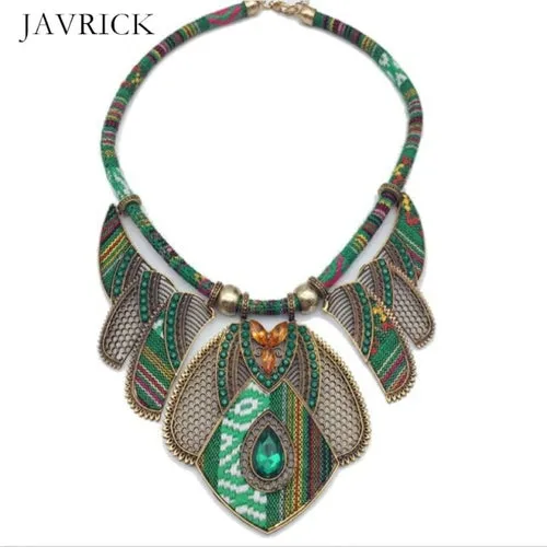 Chunky Bib Statement Torque Choker Bohemia Indian African Egypt Tribal
