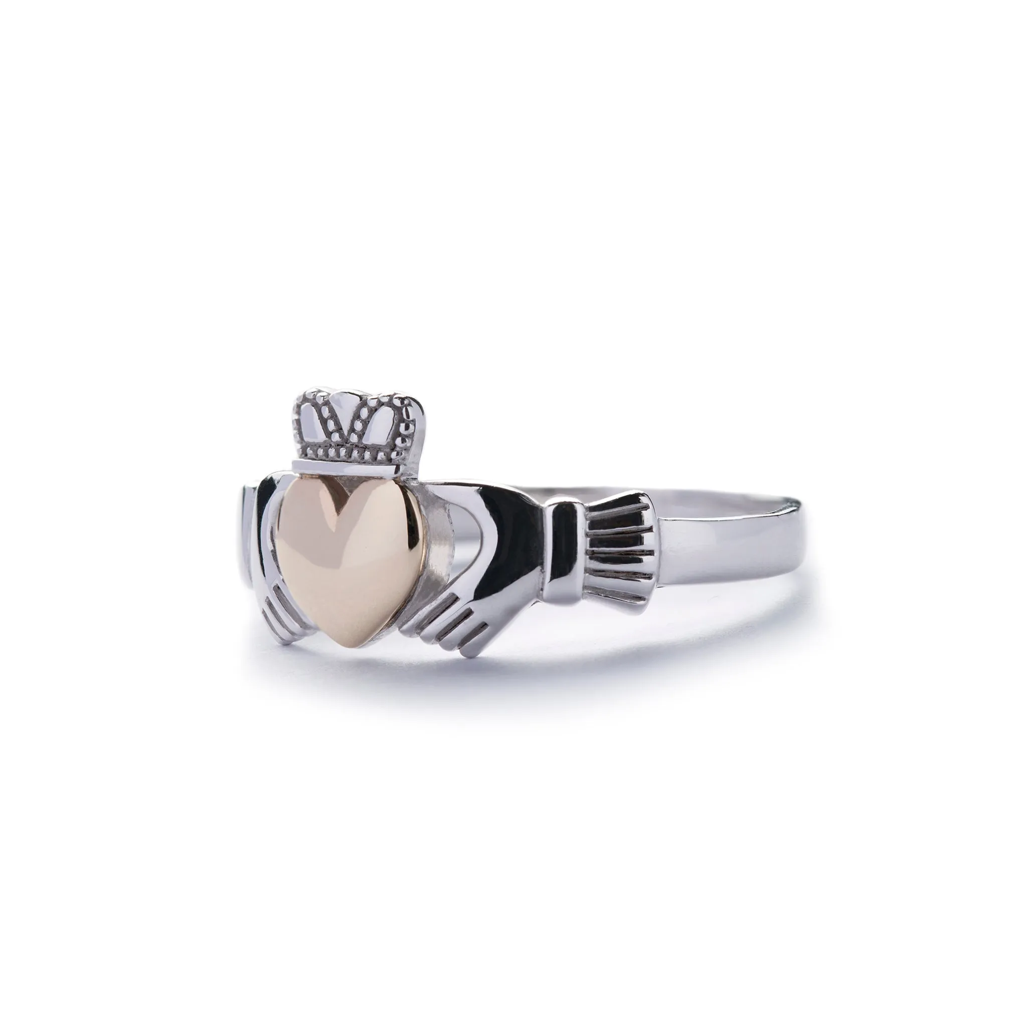 Claddagh Ring 10 ct Gold Heart