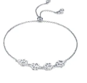 Classic Animal Paw Print Bracelets