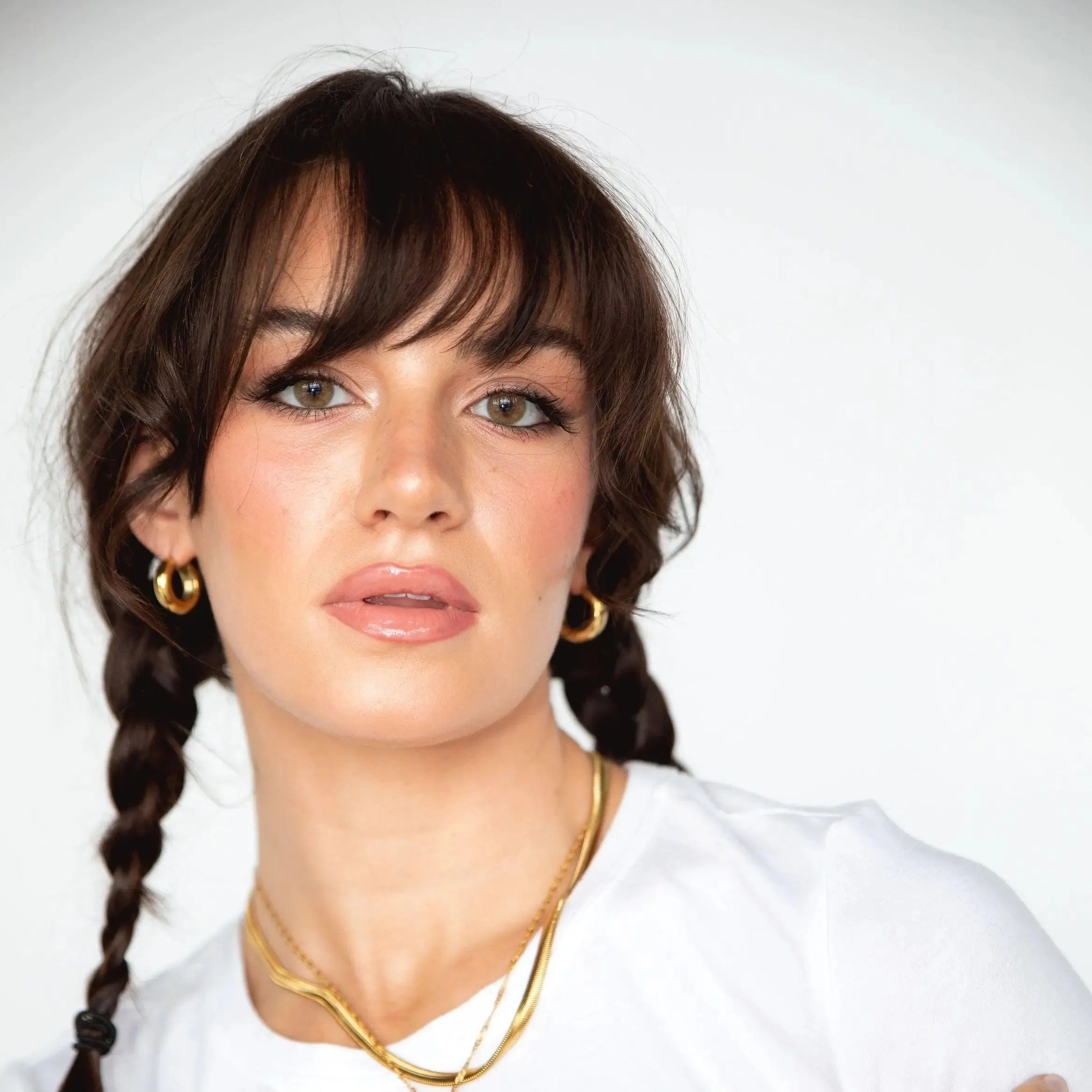 Classic Chunky Hoops - Gold
