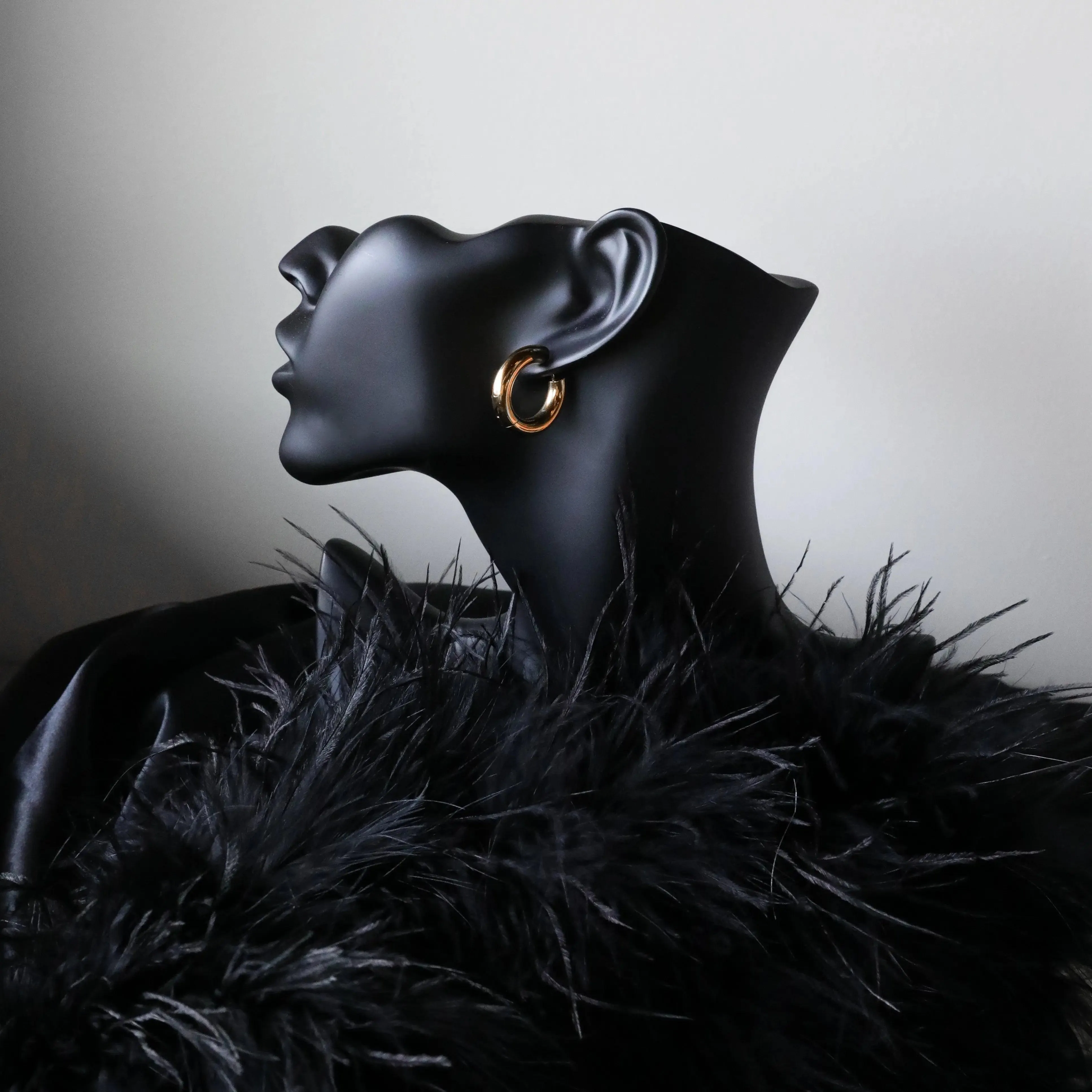 Classic Chunky Hoops - Gold