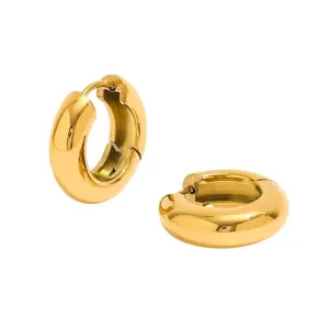 Classic Chunky Hoops - Gold