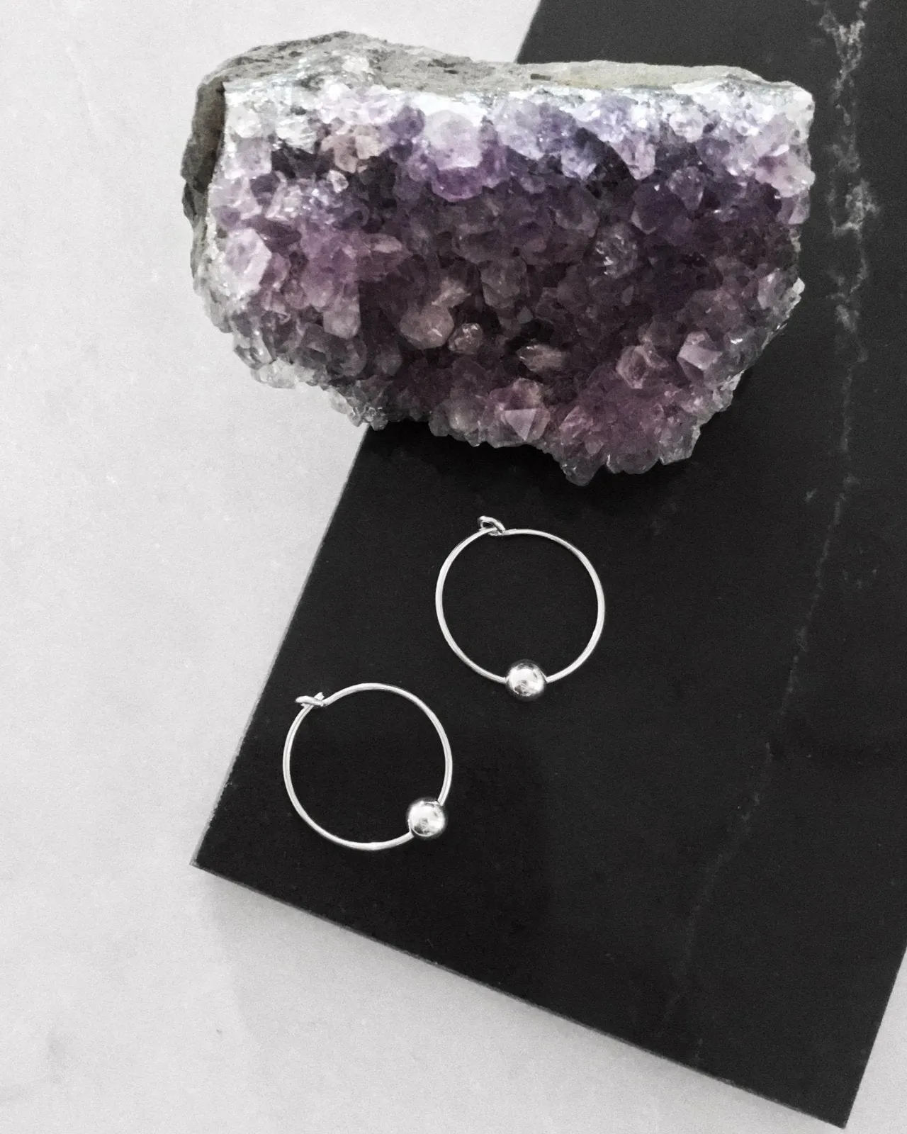 Classic Hoop Earrings  - Sterling Silver