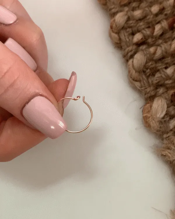 Classic Hoop Earrings  - Sterling Silver