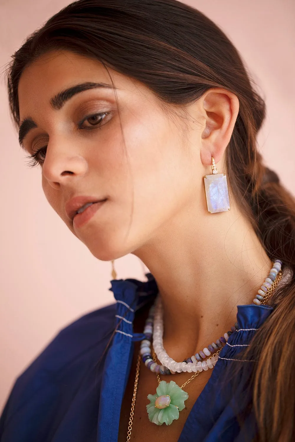 Classic Moonstone Earrings