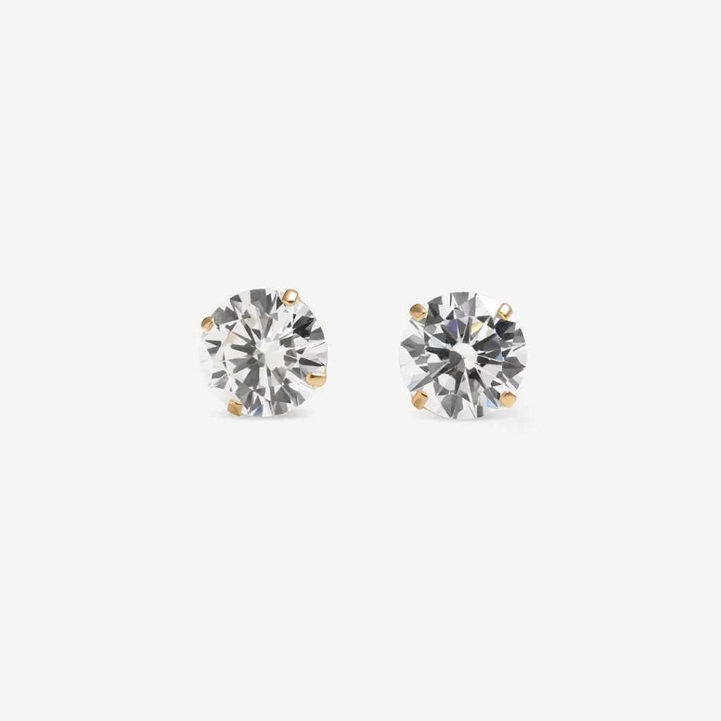 Classic Sparkle - 3mm Earrings | 9ct Gold