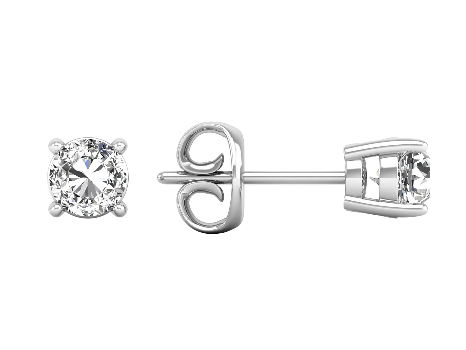 Classic Stud Earrings - 2.00 ct.