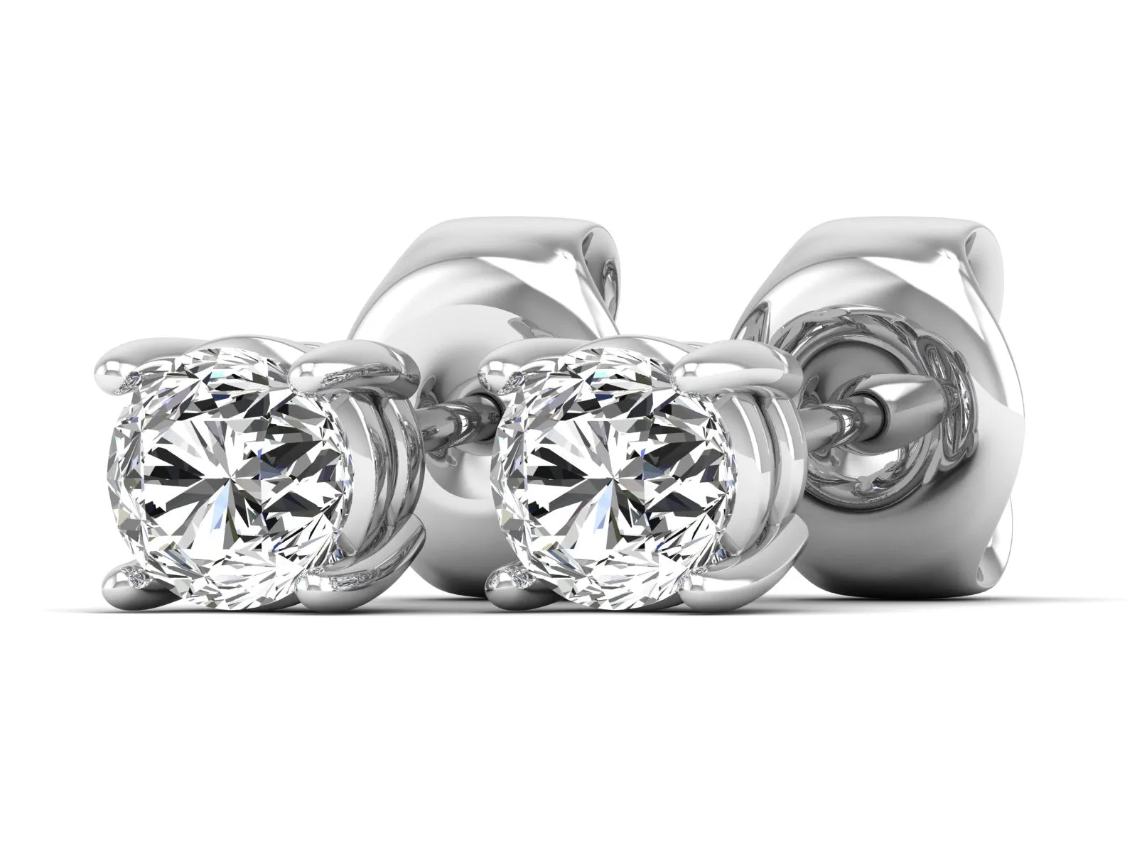 Classic Stud Earrings - 2.00 ct.