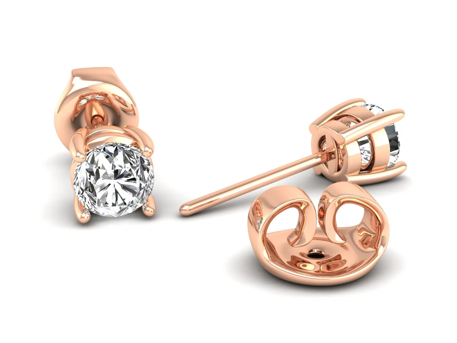 Classic Stud Earrings - 2.00 ct.
