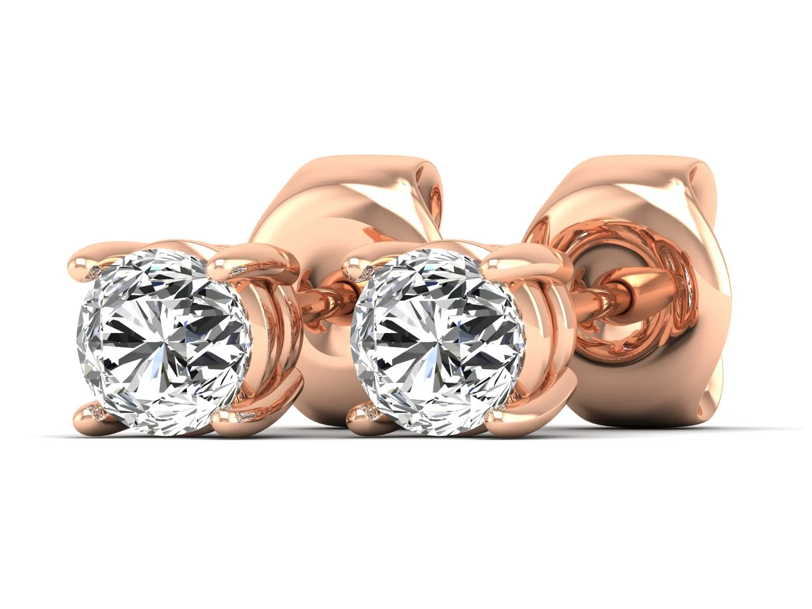 Classic Stud Earrings - 2.00 ct.