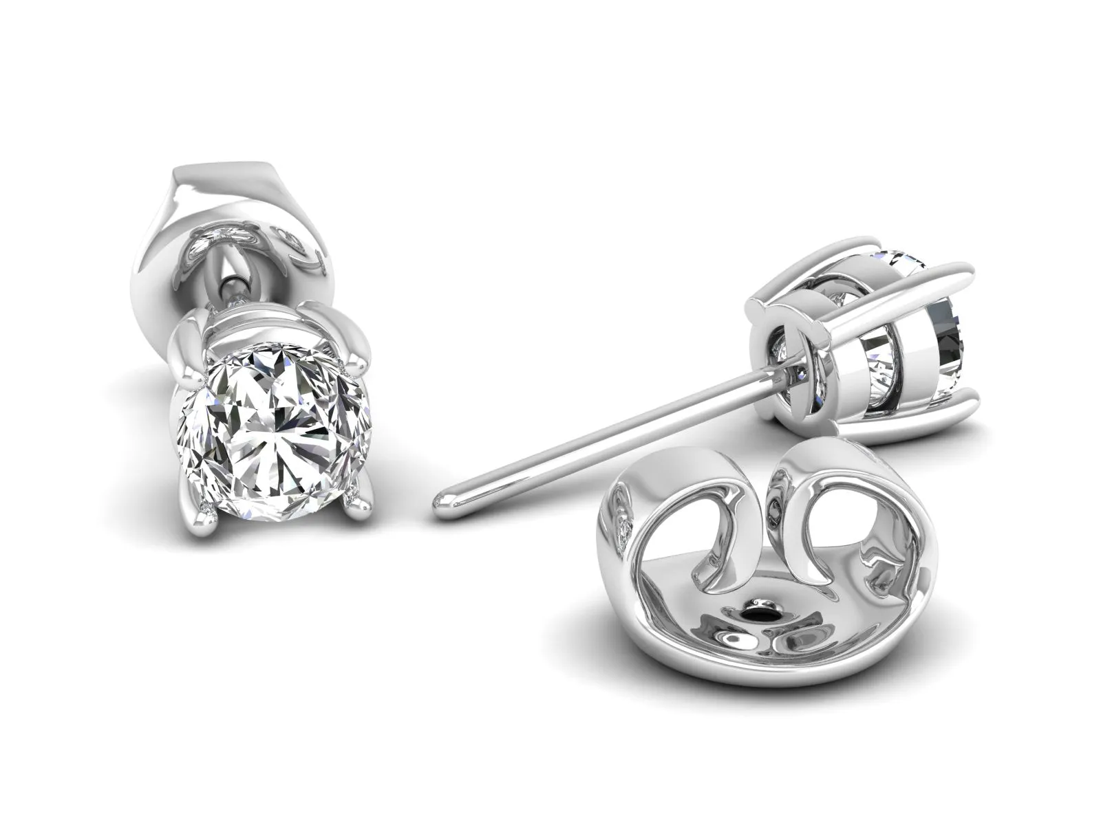 Classic Stud Earrings - 2.00 ct.