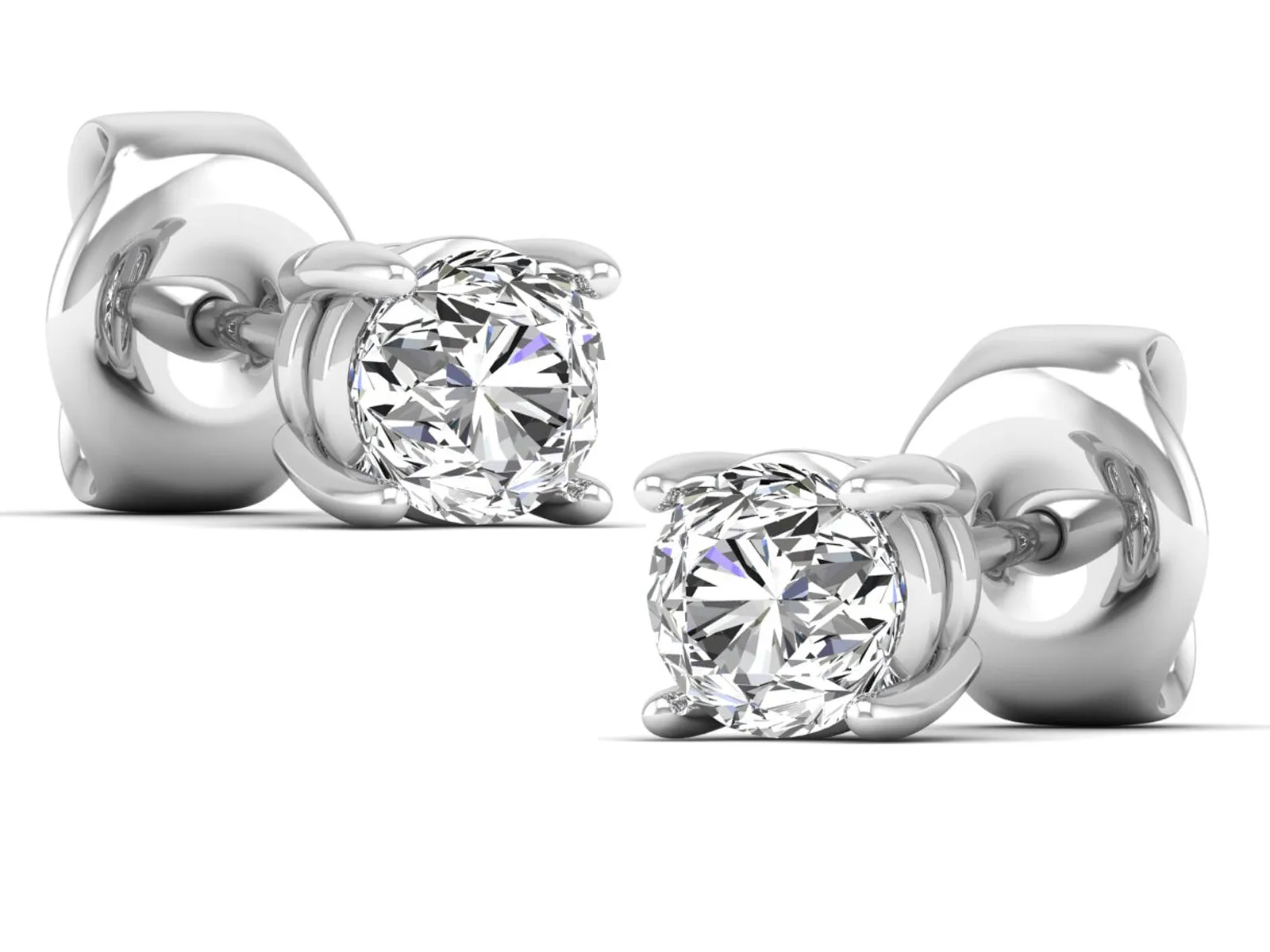 Classic Stud Earrings - 2.00 ct.