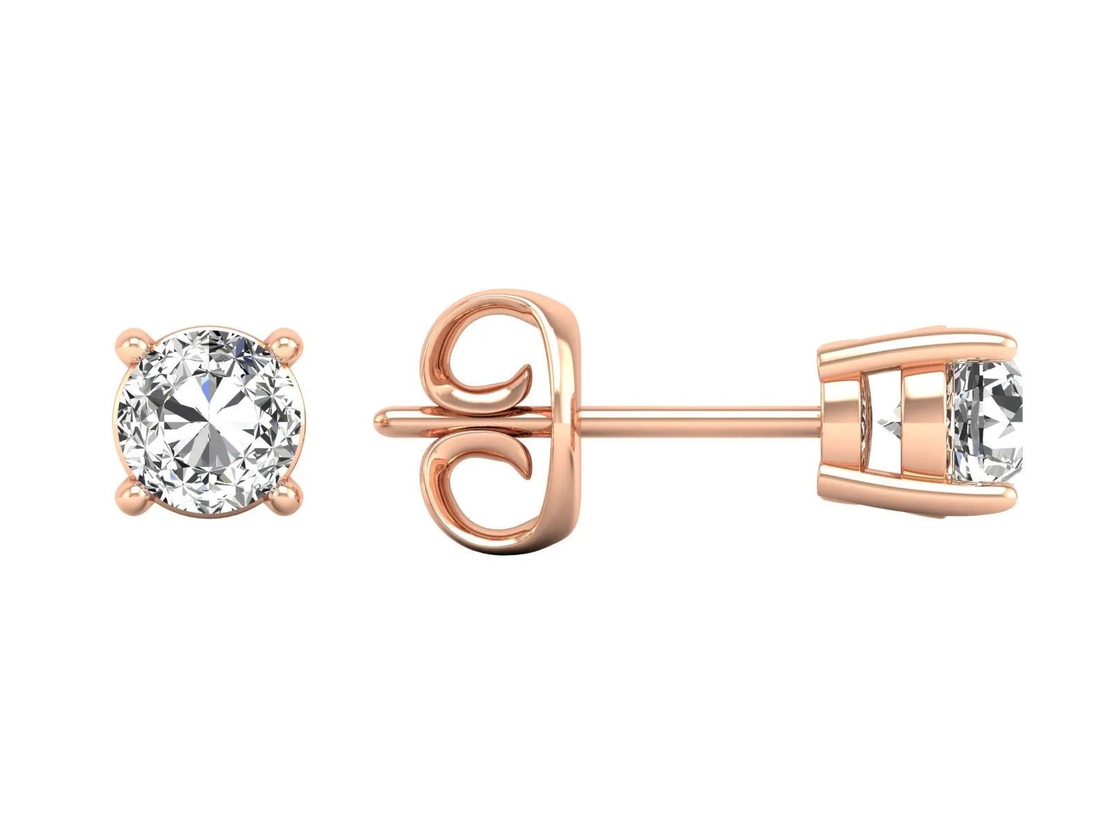 Classic Stud Earrings - 2.00 ct.