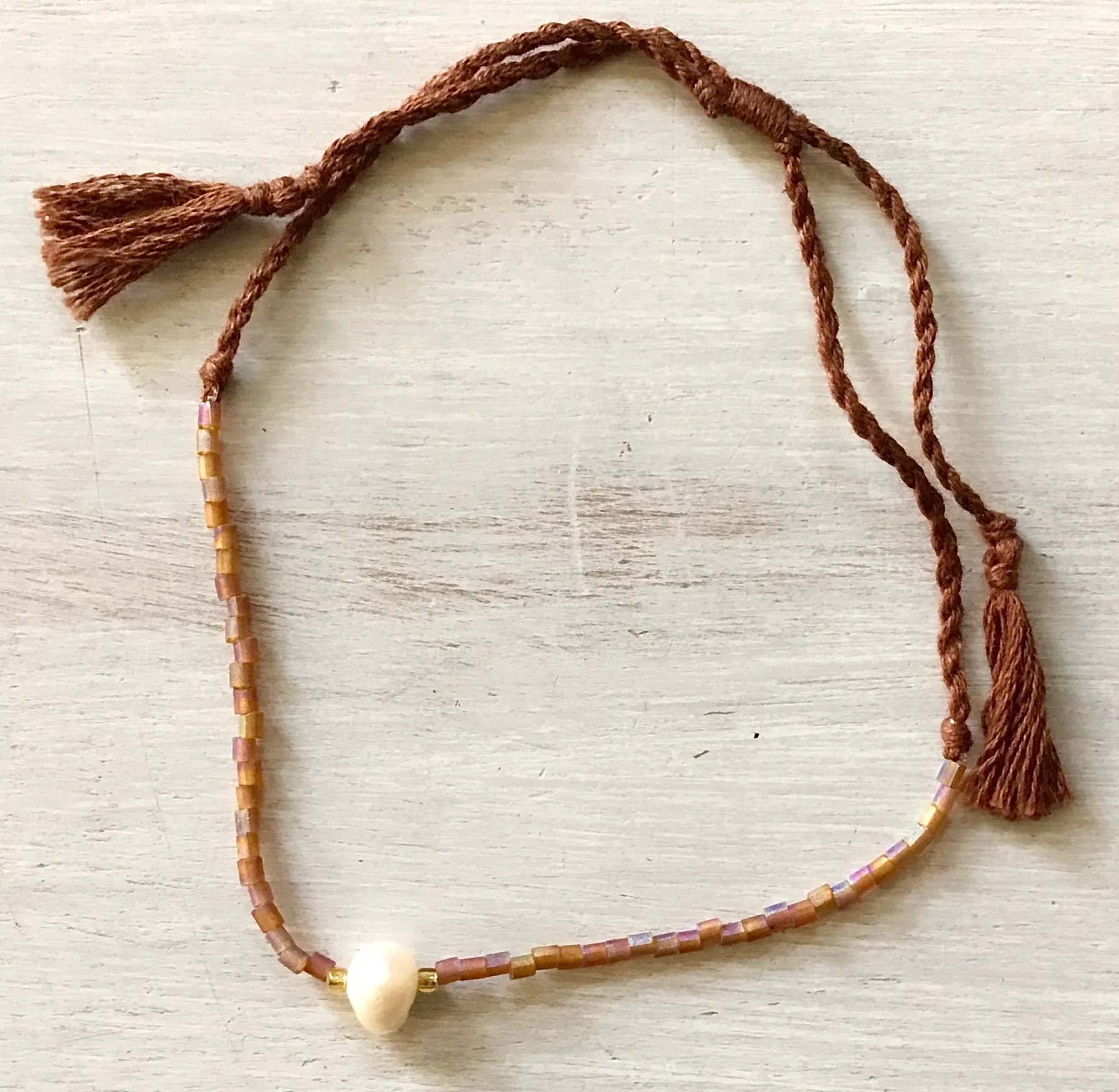 Colorful Pearl Tassel Bracelet