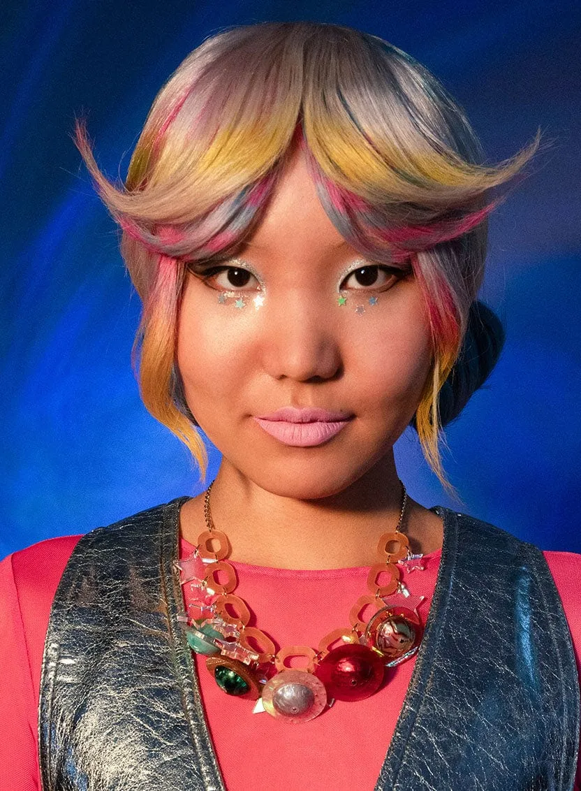 Cosmic Planets Statement Necklace