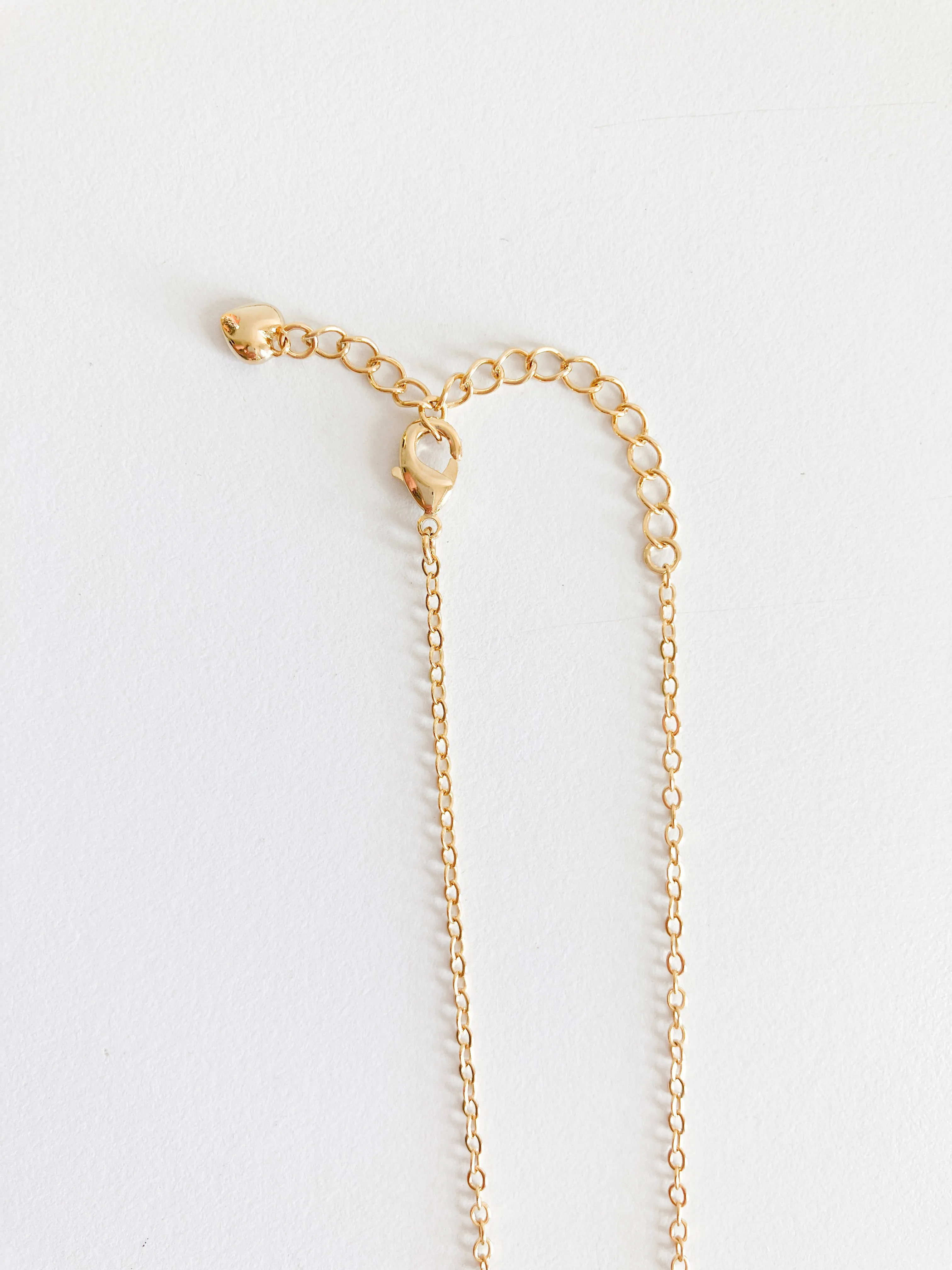 Cubic Zirconia Small Quatrefoil Pendant in Gold