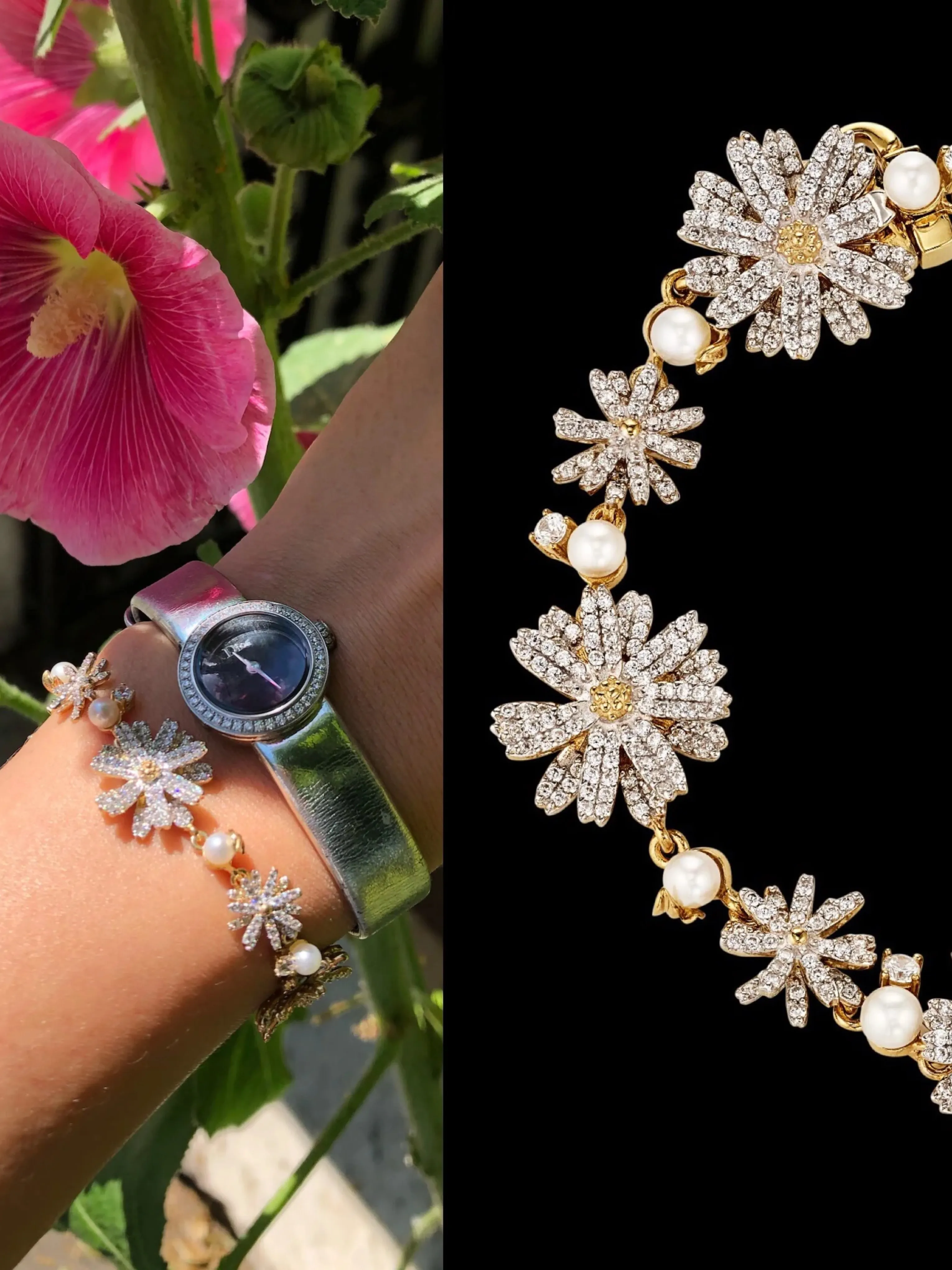 Daisy Diamond Bracelet