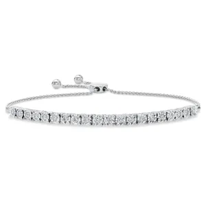 Diamond Bolo Bracelet 1/2ctw