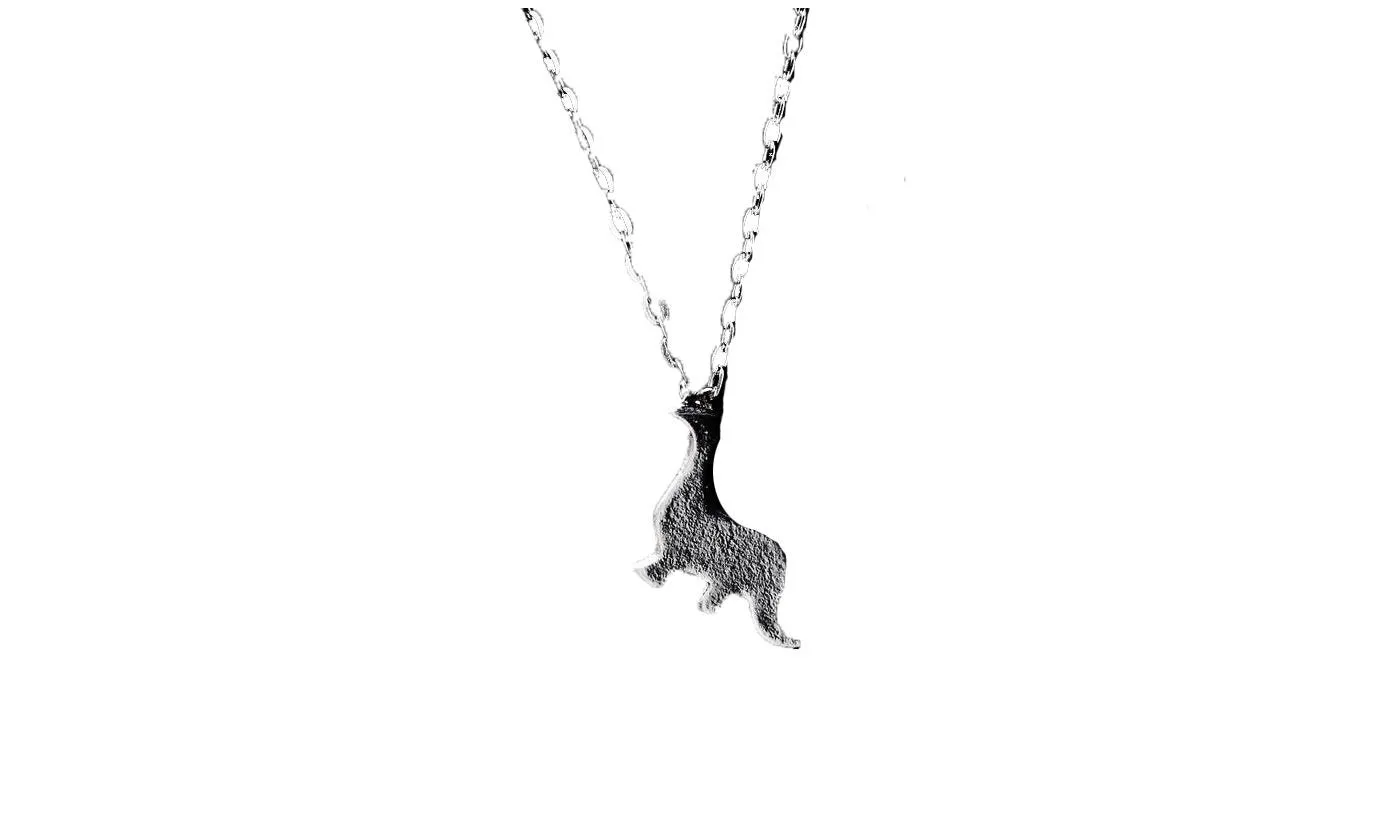 Dino Apatosaurus charm Pendant Necklace For Women