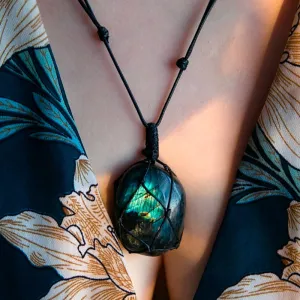 Dragons Heart Labradorite Necklace