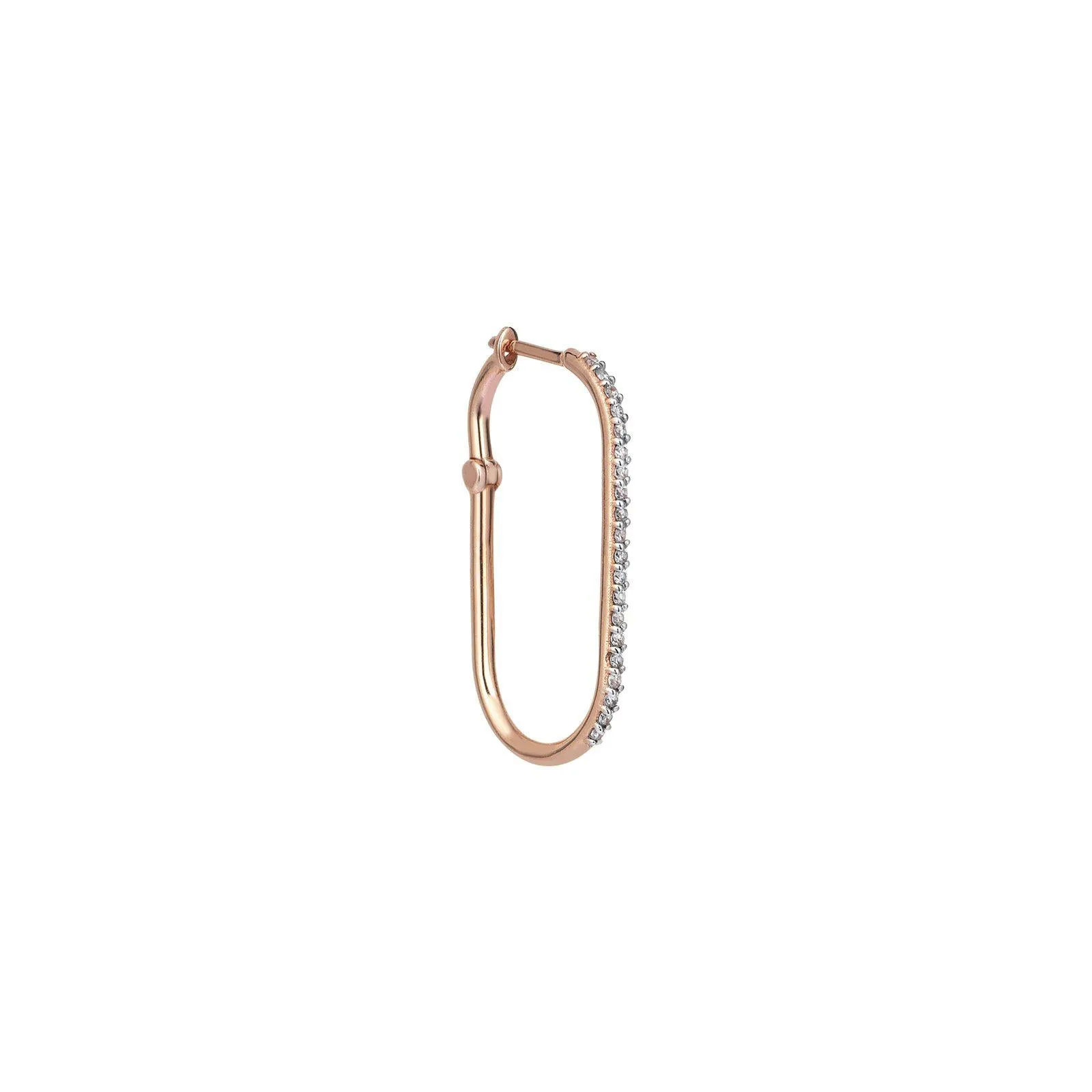 Equality Pave Hoop Earring