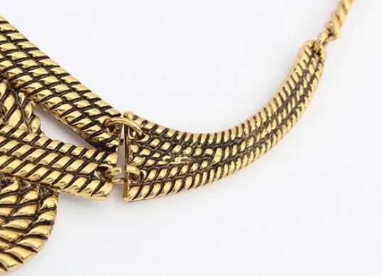 Fashion Statement Choker Collar Pendants Maxi Necklace