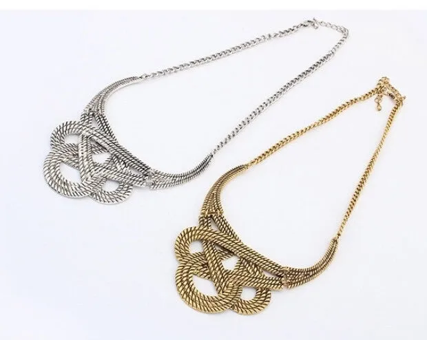Fashion Statement Choker Collar Pendants Maxi Necklace