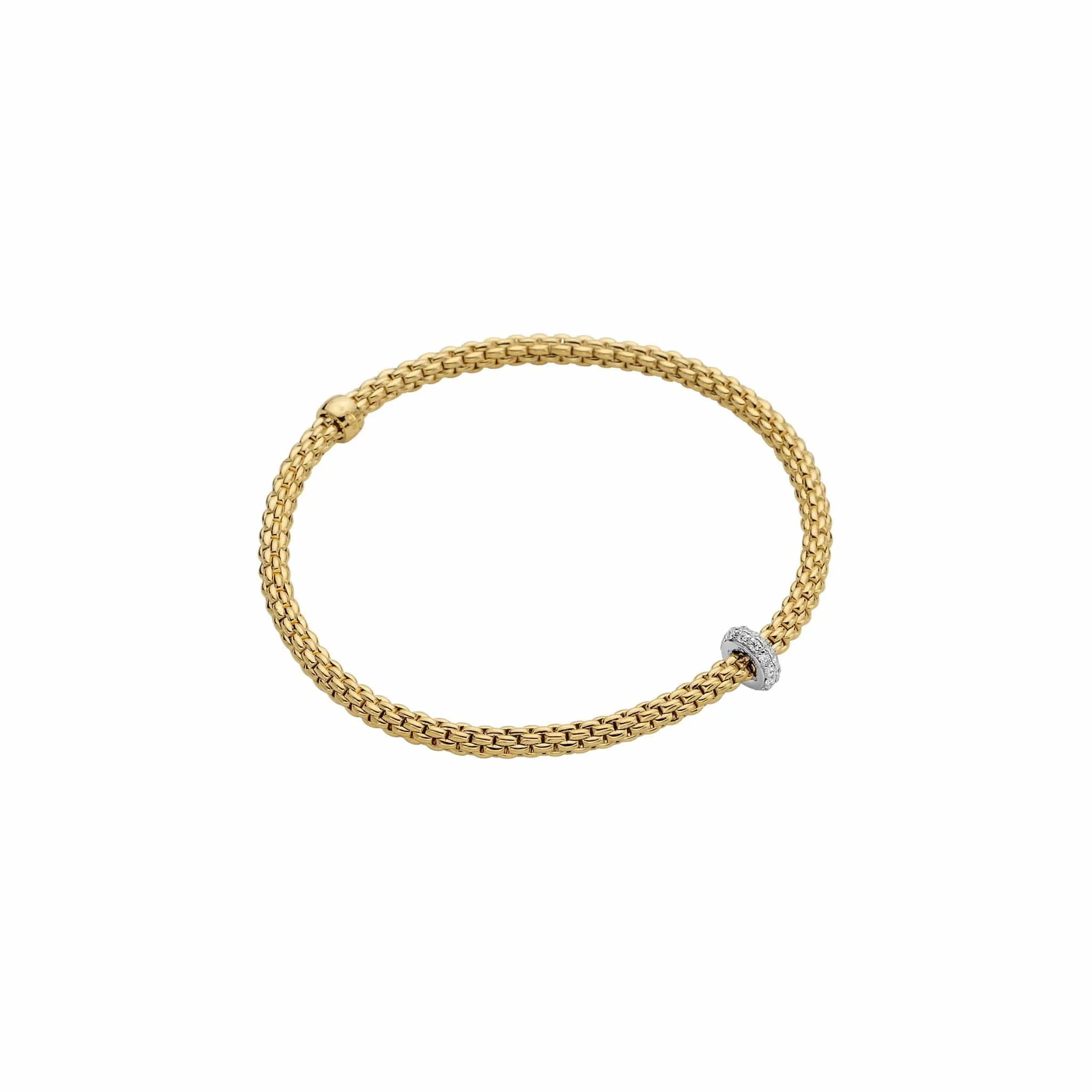 FOPE 18k Yellow Gold and Diamond Prima Bracelet