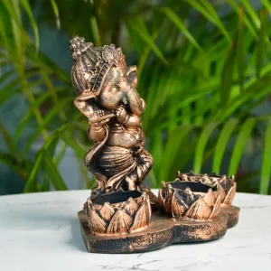 Ganesh Resin Candle Holder by Mayii - Artisan Home Decor & Showpiece